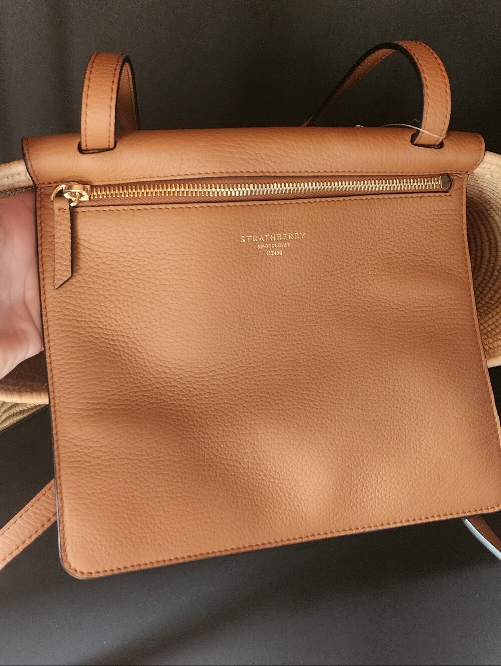 NWT Strathberry Medium Basket Shoulder Bag - Picture 9 of 10